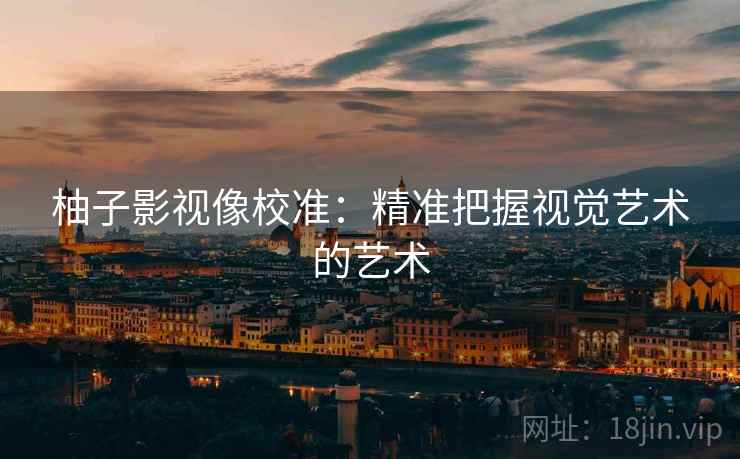 柚子影视像校准：精准把握视觉艺术的艺术